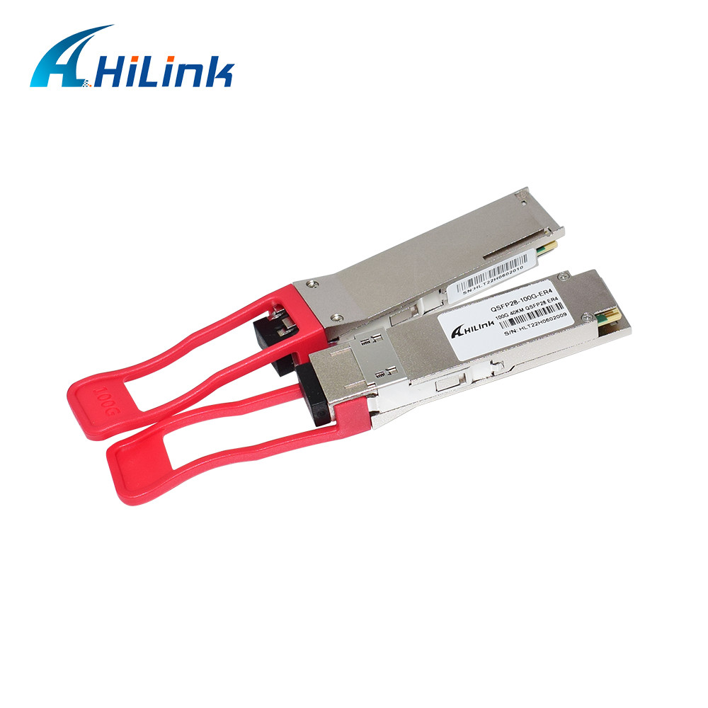ER4 40KM EML+APD Optical Transceiver Modules QSFP28 100G SMF Dual LC