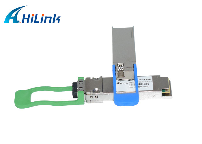 100GBASEBX30 QSFP28 Single Fiber Bidirectional 1304nm/1309nm 30km LC