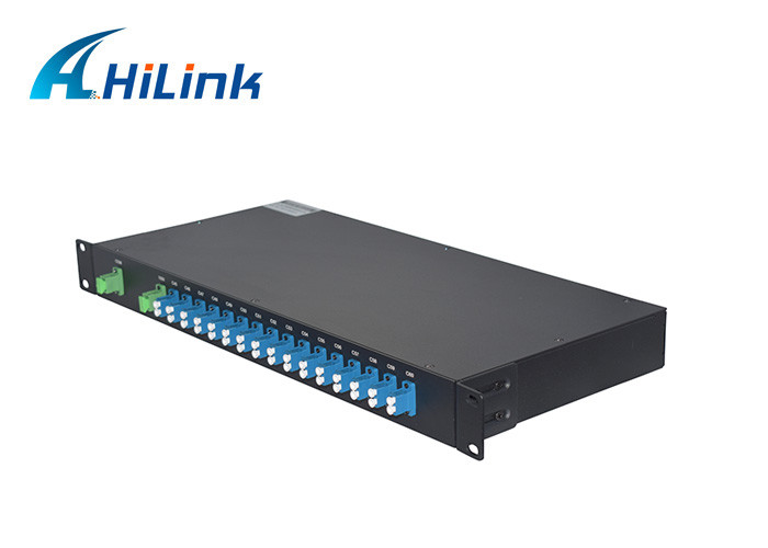 16 Channels DWDM Mux Demux Module , 100GHz 1 In 16 Out C Band rack ...