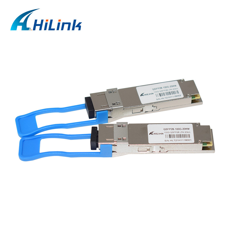 Hot Pluggable Optical Transceiver Module Duplex LC Connector 100G 20km