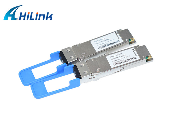 Duplex LC SMF Optical Transceiver Module 100GBASE-LR1 QSFP28 Single Lambda 1310nm 10km DOM