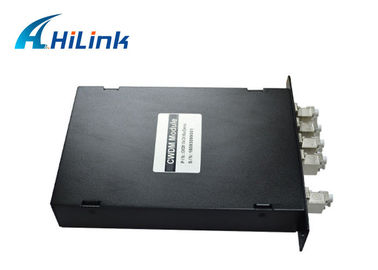 1470 - 1530 nm LGX Box CWDM Mux Demux Module 4 Channel With LC / APC Connector