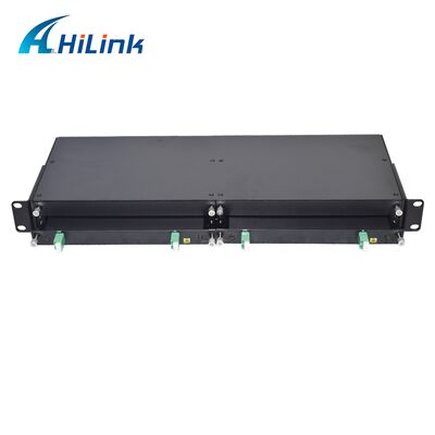 1U Rack DF-SF-CVR-LGX QSFP QSFP28 40 100G 80KM Dual Fiber to Single Fiber Converter Adapter