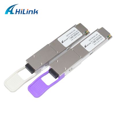 Hilink QSFP28-BX-U80/D80 100Gb/s BIDI Optical Transceiver Module with 80km Reach for 100G Ethernet