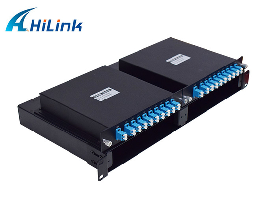 18 Channels WDM Solution CWDM MUX 1U Racks SC FC LC APC UPC PC