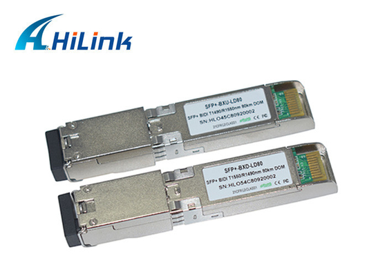 WDM 1550nm SFP+ Transceiver Module 1.5W DDM 10G Single Fiber XFP LC