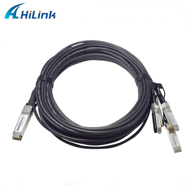 4 SFP+ Direct Attached Cable QSFP+ 40G Passive Hybrid 5M DAC