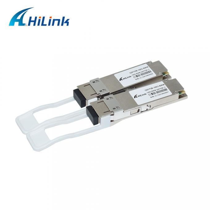 Eml Module QSFP28 100G EML+PIN Optical Transceiver Modules ZR4-Lite 60KM SMF Dual ...