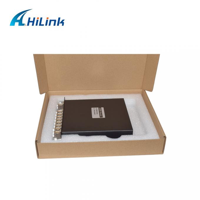 8CH Dual Fiber Mux Demux CH21-CH28 DWDM Module LGX With Metal Connectors